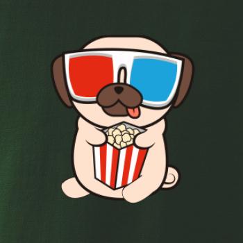 Mops a 3D brýle
