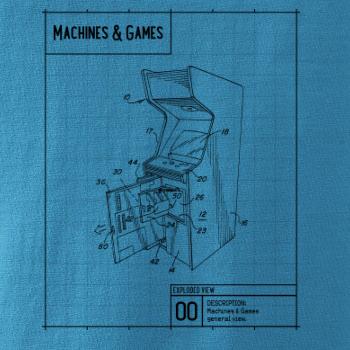 Nákres herní automat otevřený