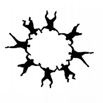 Hromadný seskok padákem