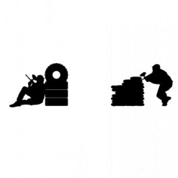 Paintball střelec
