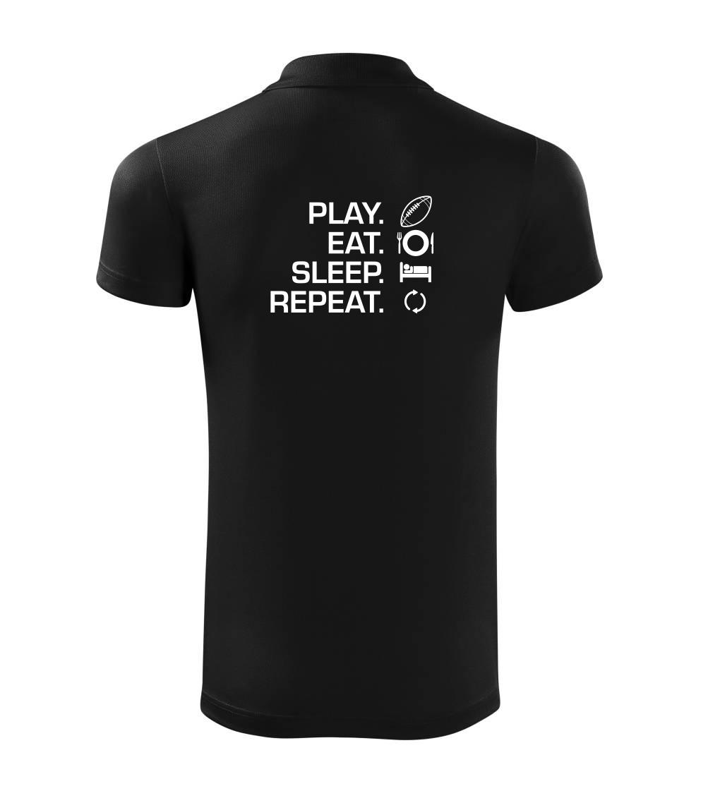 Play Eat Sleep Repeat americký fotbal - Polokošile Victory sportovní (dresovina)