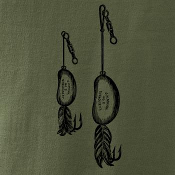 Kreslené dvě návnady