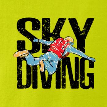Skydiving nápis Skydiving nápis