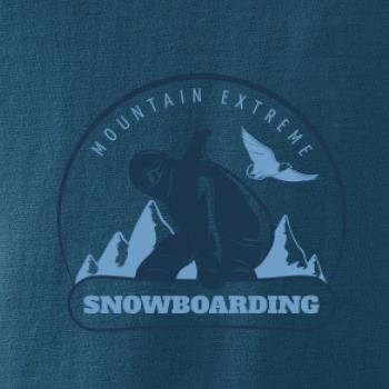 Mountain extreme snowboarding kulaté