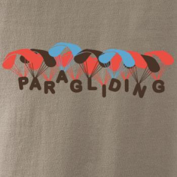 paragliding nápis s padáky
