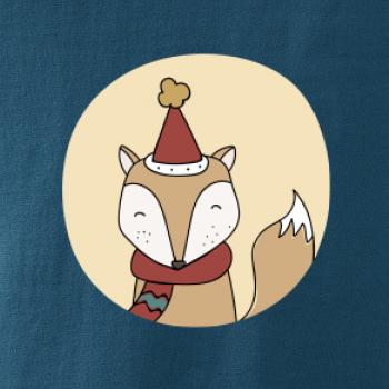 Vánoční liška v kolečku