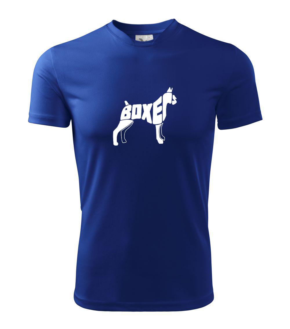 Boxer nápis v těle - Dětské triko Fantasy sportovní (dresovina)