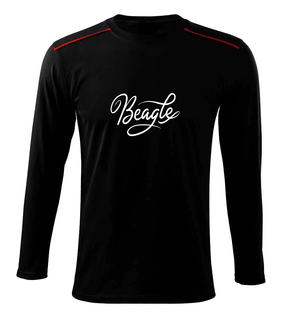 Beagle - nápis okrasný - Triko s dlouhým rukávem Long Sleeve