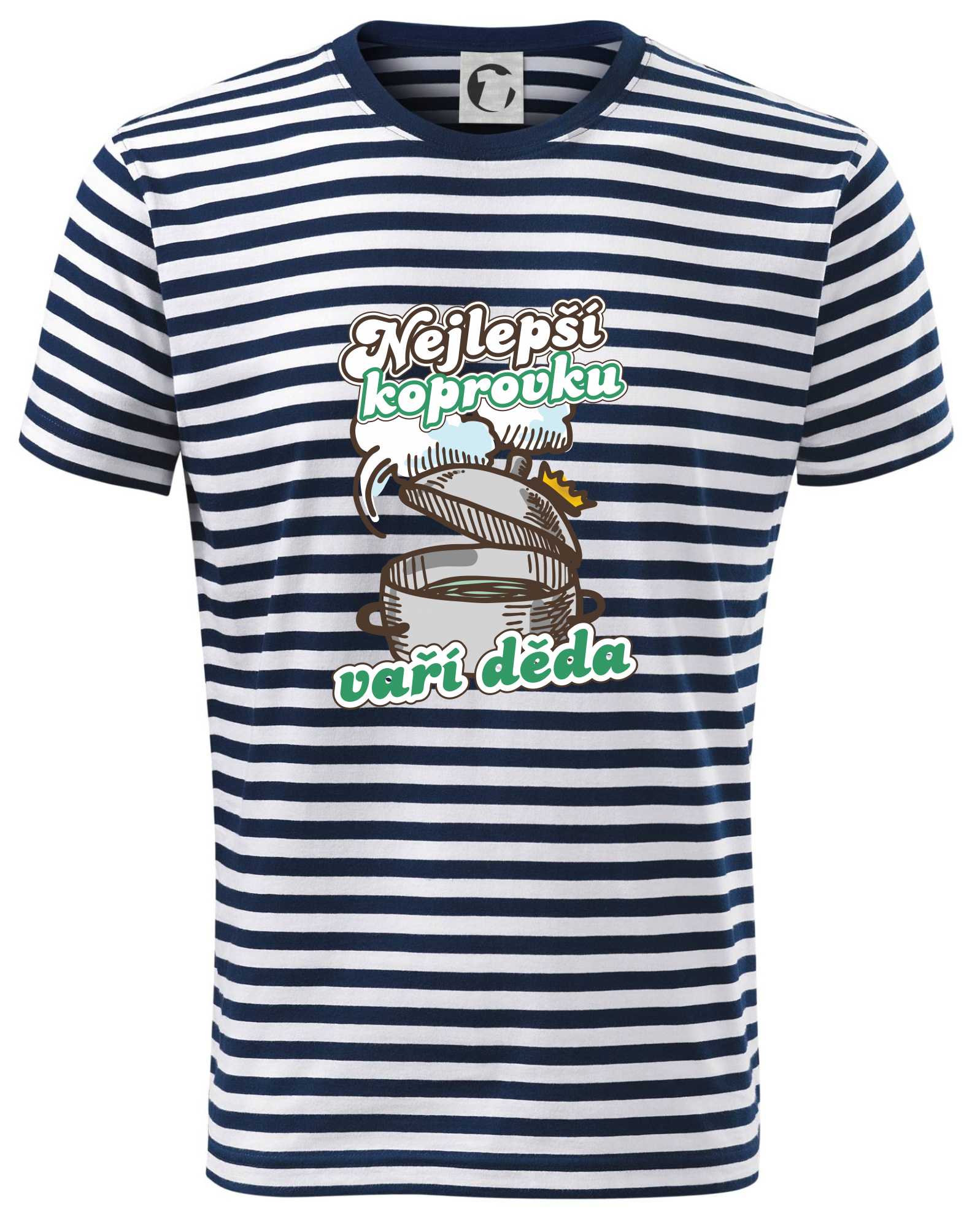 Nejlepší koprovku vaří děda - Unisex triko na vodu