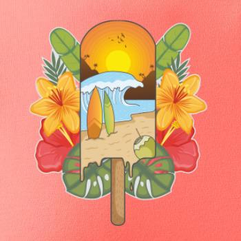 Léto, nanuk, moře, pláž