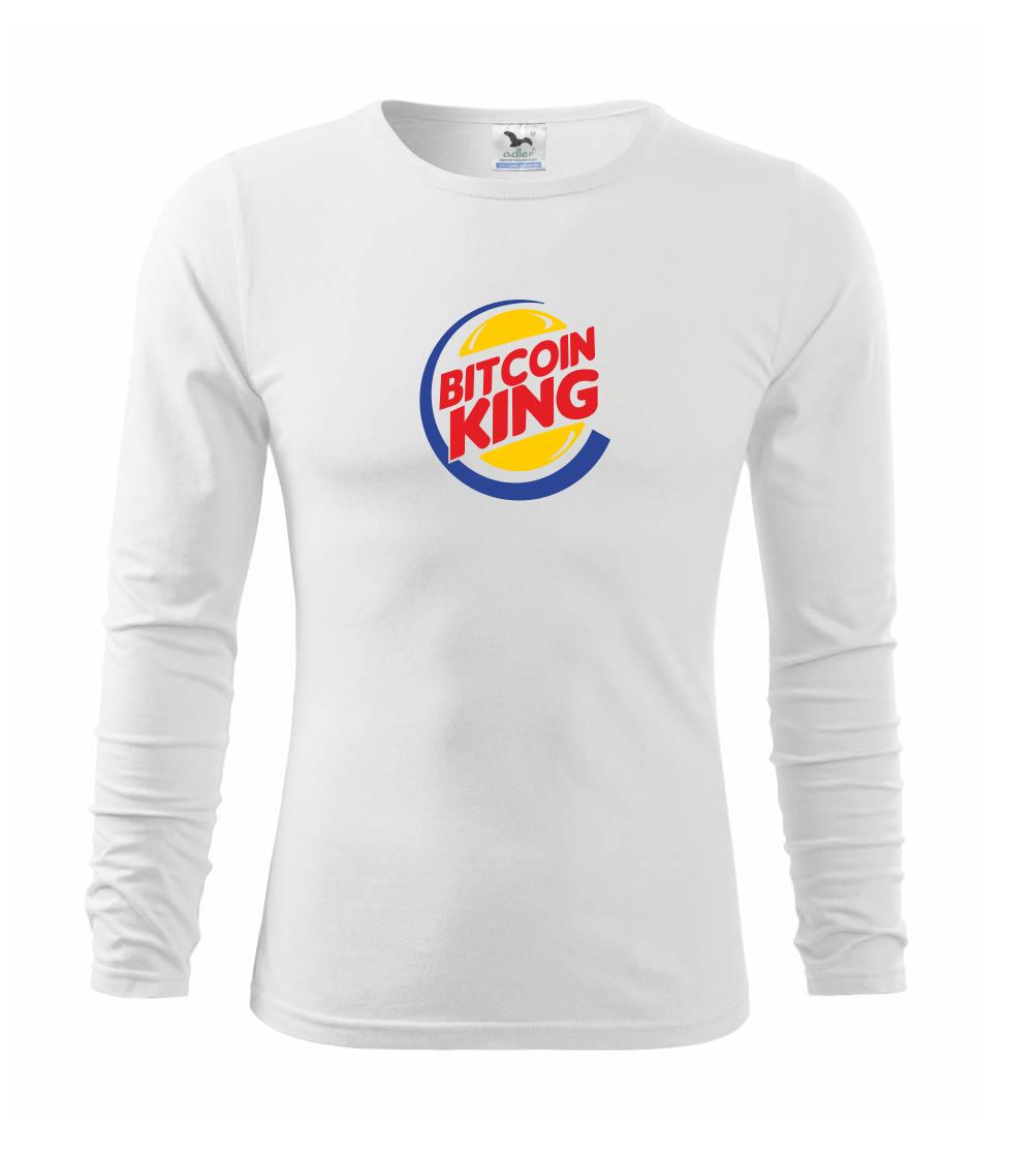 Bitcoin King - Triko dětské Long Sleeve