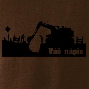 Zemní práce - silueta (váš text)