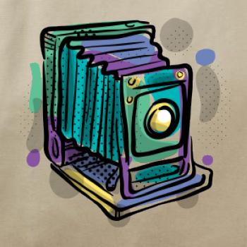 Foťák barevný starý - jedna čočka