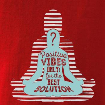 Joga - think positive šedá