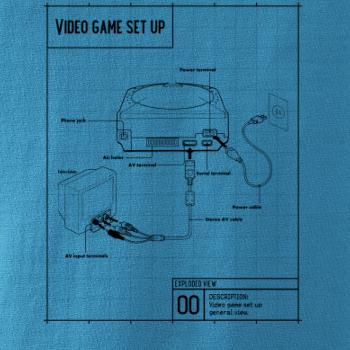 Nákres TV video hra kulatá