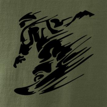 Rychlý snowboardista