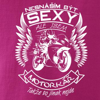 Nesnáším být sexy - motorkář, motorkářka (motorka) Nesnáším být sexy - motorkář, motorkářka (motorka)