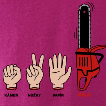 kámen, nůžky, papír, pila (Hana-creative)