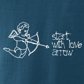 Start with love arrow