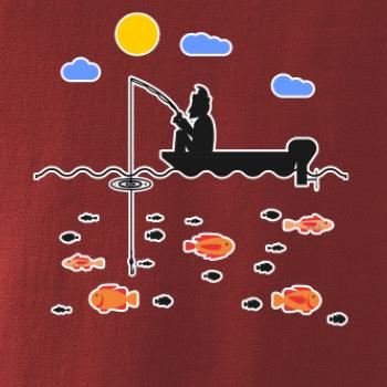 Rybář který má smůlu na loďce