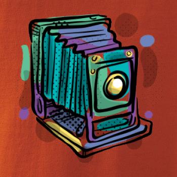 Foťák barevný starý - jedna čočka