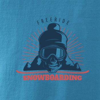 Freeride snowboarding lebka