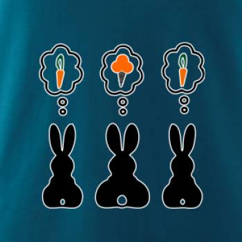 Králici přemýšlí, co by sežrali