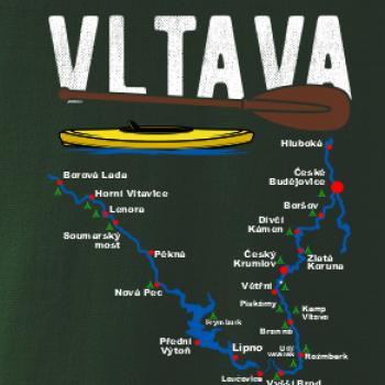 Mapa řeky Vltavy Mapa řeky Vltavy