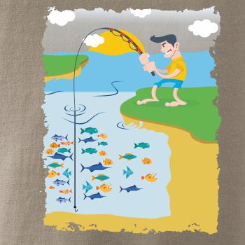 Rybář který má smůlu barevný