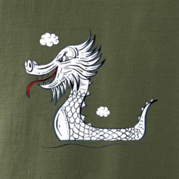 Dračí lodě olejomalba