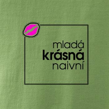 Mladá, krásná, naivní ve čtverci