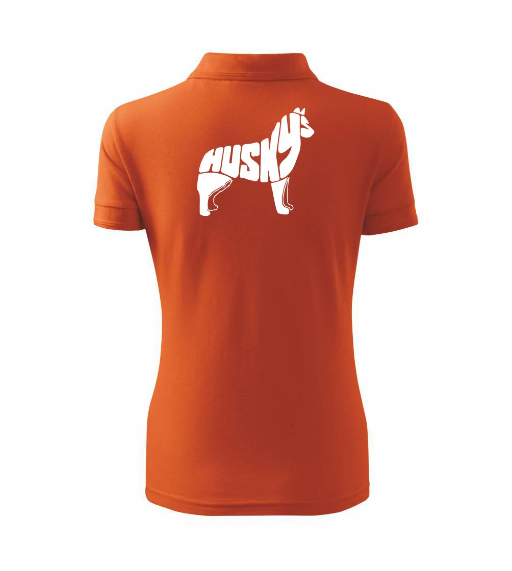 Husky - text v těle