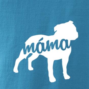 Stafordširský bullteriér máma obrys