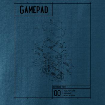 Nákres Gamepad rozebraný