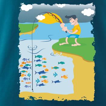 Rybář který má smůlu barevný