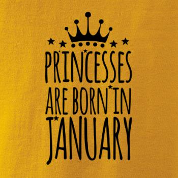 Princesses are born in January