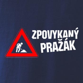 Zpovykaný Pražák - práce na silnici