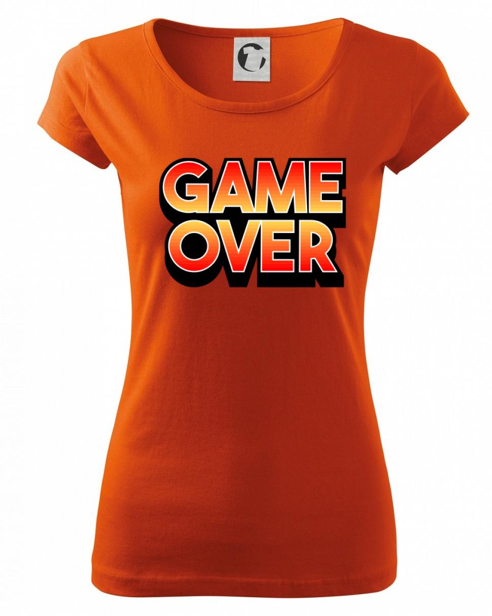 Game over - nápis barevný