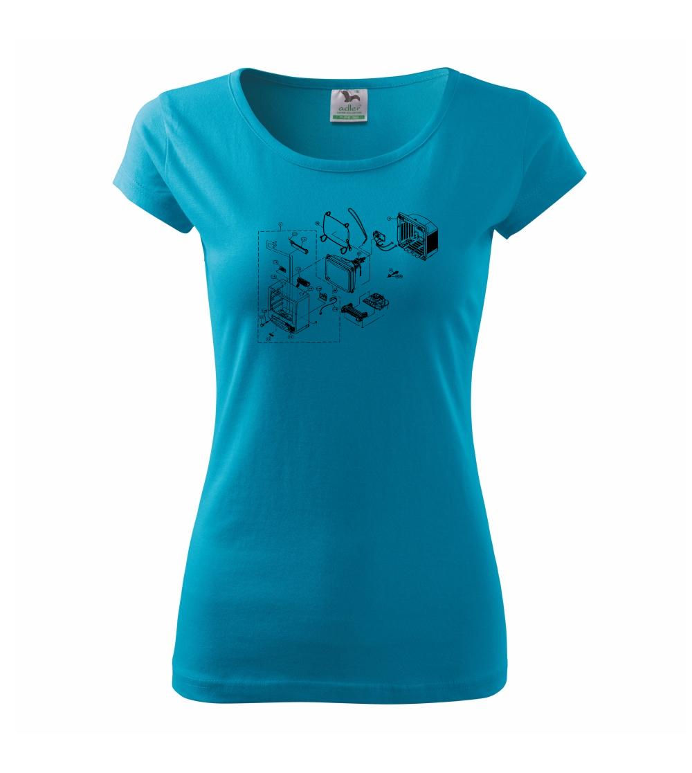 Nákres stará CRT televize