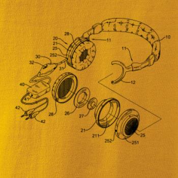 Nákres sluchátko s mikrofonem