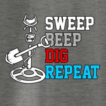 Sweep Beep Dig Repeat Sweep Beep Dig Repeat