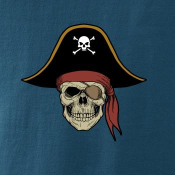Pirátská lebka s kloboukem