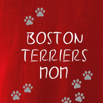 Boston Teriers mom Bostonský teriér (reflexní tlapky)