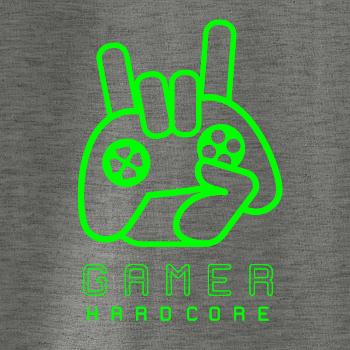 Hardcore gamer - ruka - zelená