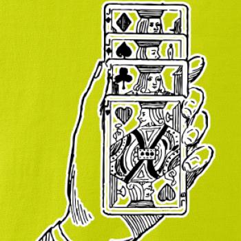 Poker ruka s kartama