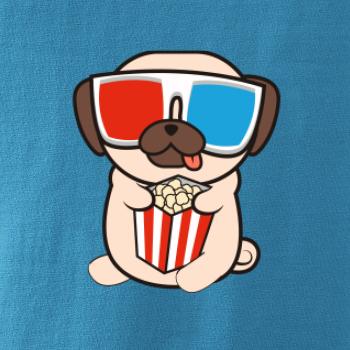 Mops a 3D brýle