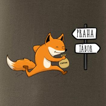 Běží liška k táboru