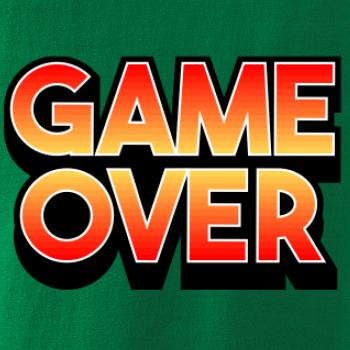 Game over - nápis barevný