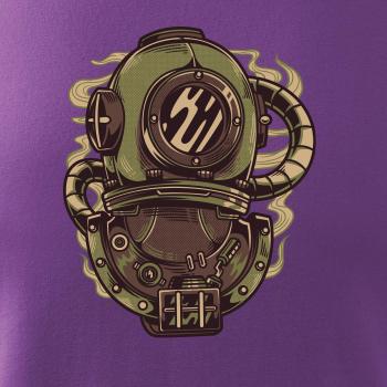 Starý potapěčský skafandr