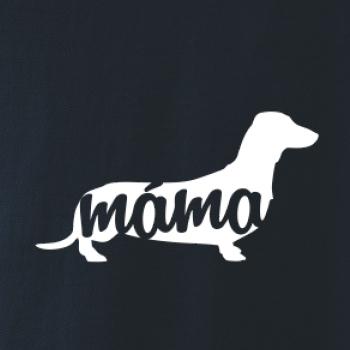 Jezevčík krátkosrstý máma obrys